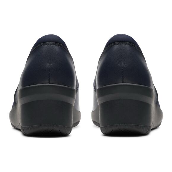 Clarks Suttyn Walk Women's Leather Wedges Women’s Career Shoes Size 6.5 New - Picture 4 of 5